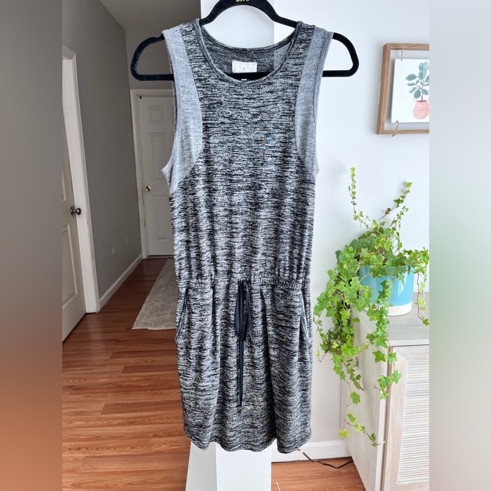 LOU & GREY Sleeveless Cinched Waist Mini Dress NWOT
